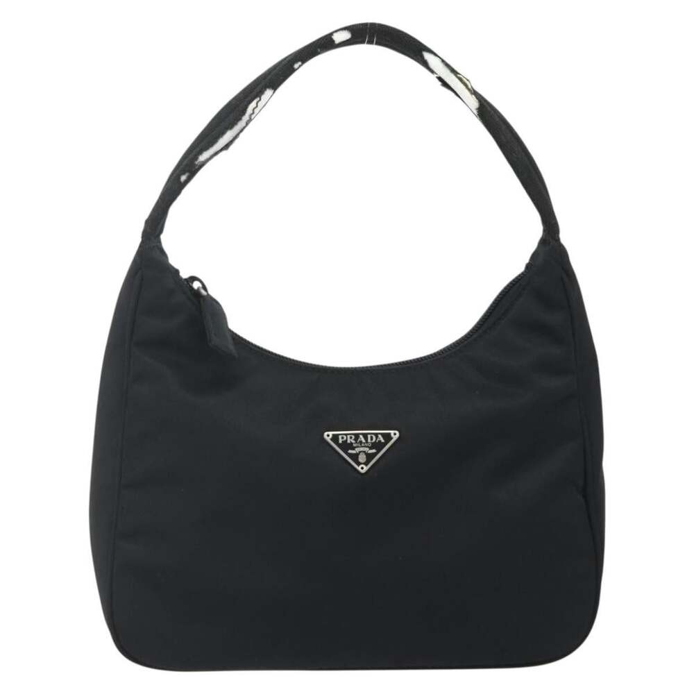 Prada Nylon Handbag Pouch Black